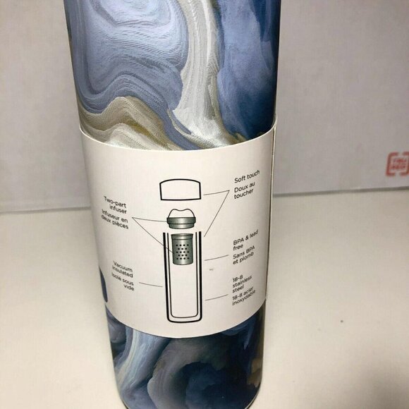 GROSCHE CHICAGO Saturn Loose Leaf Tea Fruit Infuser Water Bottle 15.2 fl. Oz - Picture 3 of 6